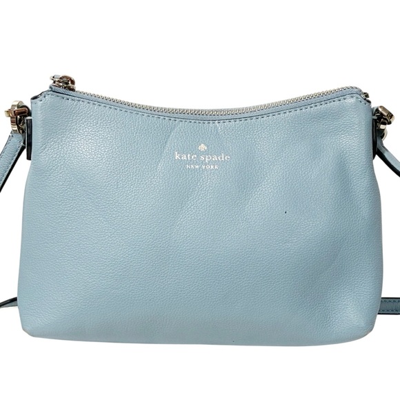 kate spade Handbags - Kate Spade Bailey Pebble‎ Leather Crossbody Bag Blue Glow K4651
